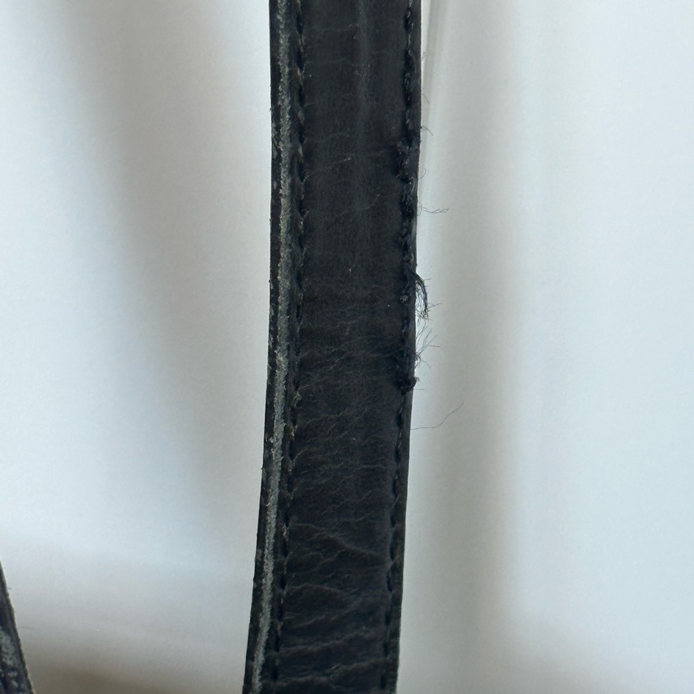 HP 🎉YSL Saint Laurent East-West Tote Black Leather Shopping Bag - Picture 12 of 15